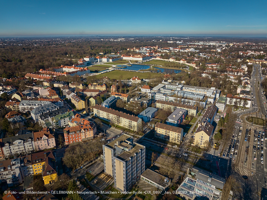 07.01.2023 - Umgebung vom Schloß Nymphenburg